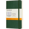 Блокнот MOLESKINE CLASSIC SOFT POCKET, линейка, зеленый QP611K15