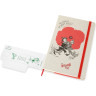 Блокнот MOLESKINE LE WIZARD OF OZ LARGE линейка, белый Poppy Field LEWOZQP060PF